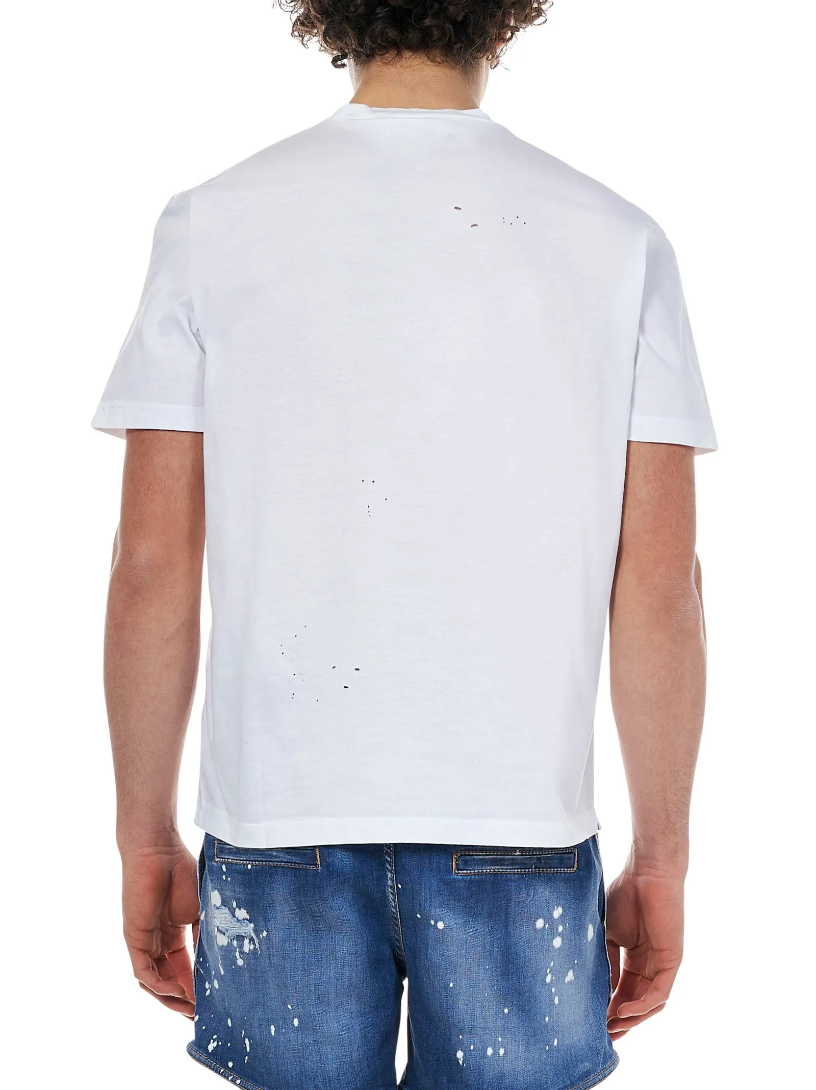 Dsquared2 Logo Print Crewneck T-Shirt