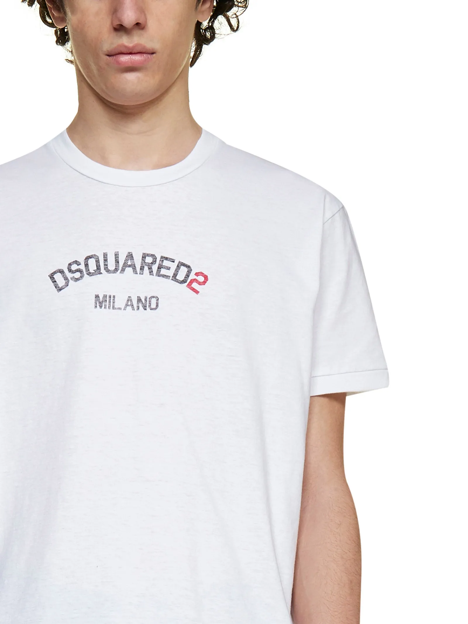 Dsquared2 Logo Print Crewneck T-Shirt
