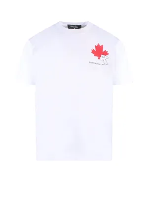 Dsquared2 Logo Print Crewneck T-Shirt