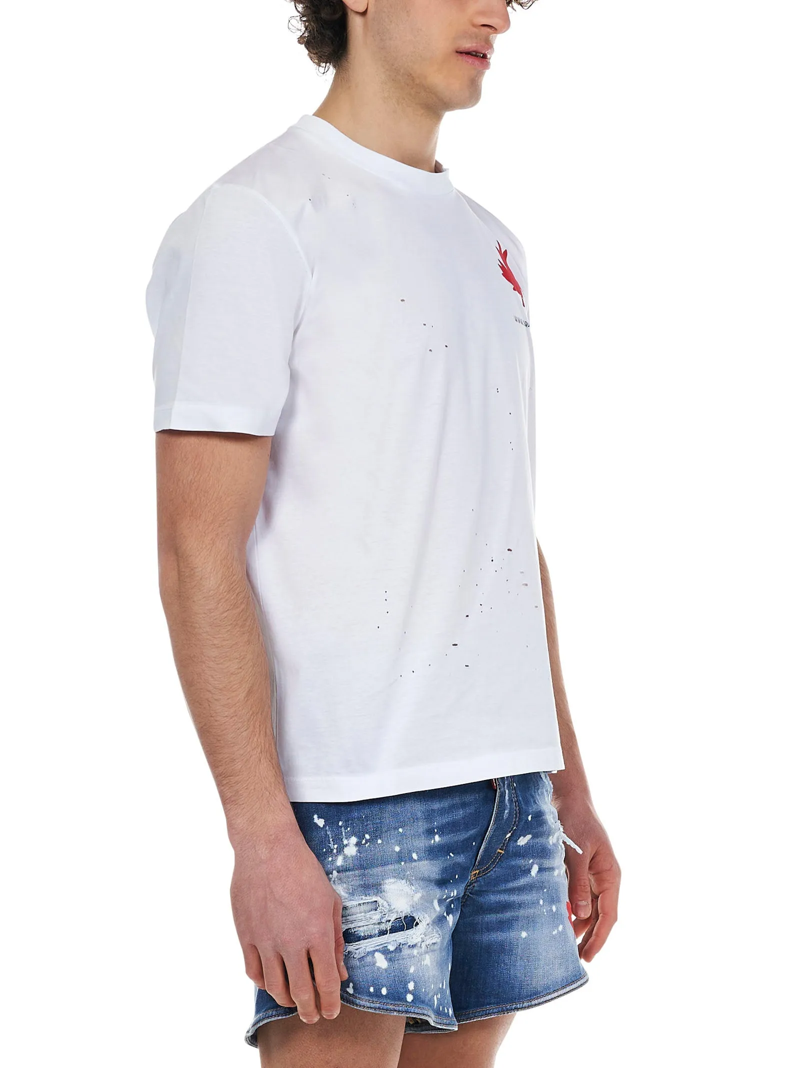 Dsquared2 Logo Print Crewneck T-Shirt