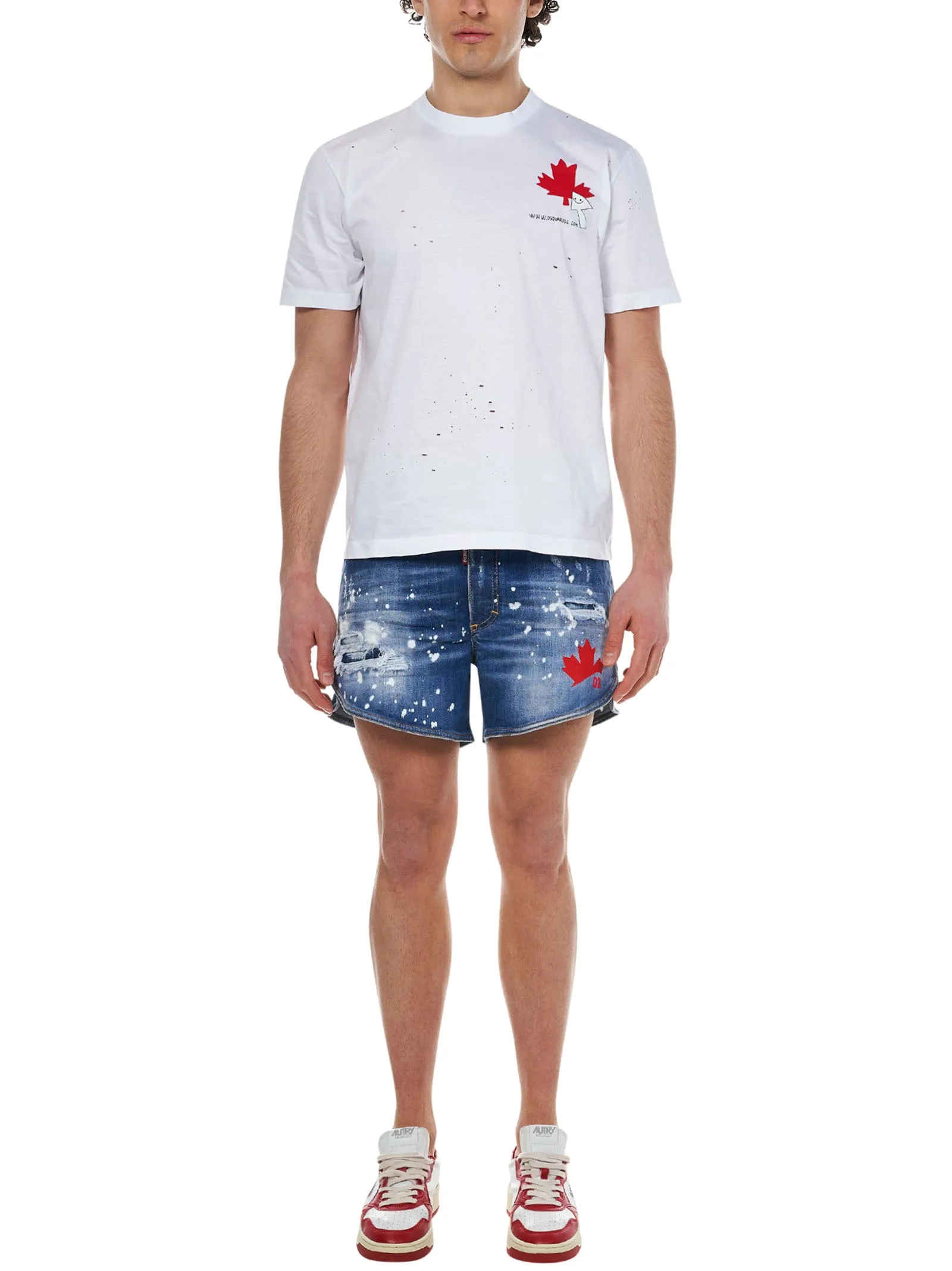 Dsquared2 Logo Print Crewneck T-Shirt