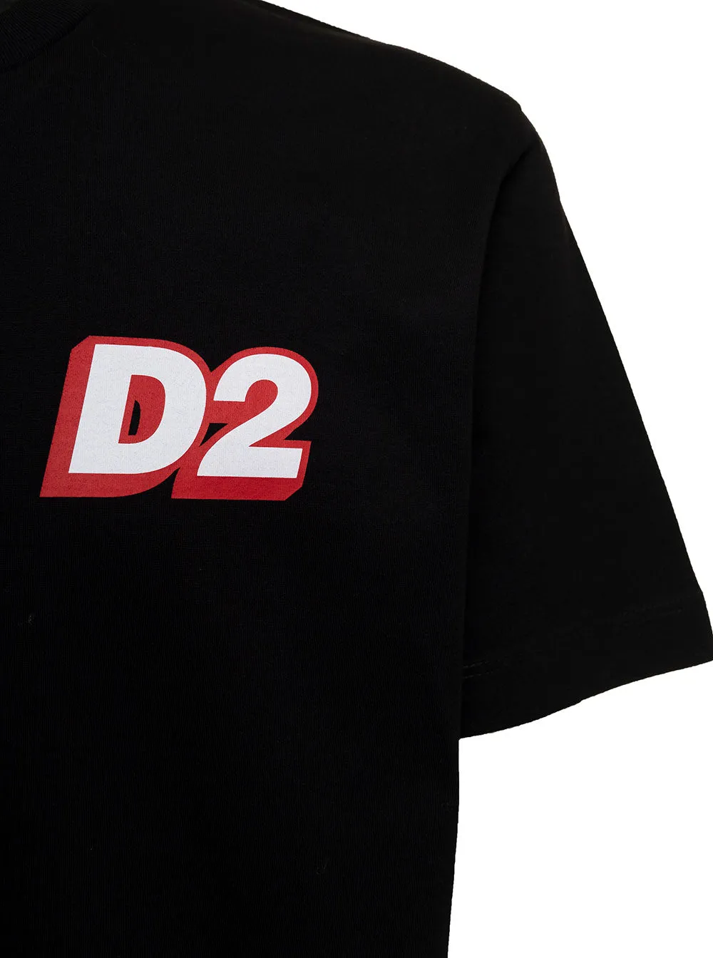 Dsquared2 Logo Printed Crewneck T-Shirt