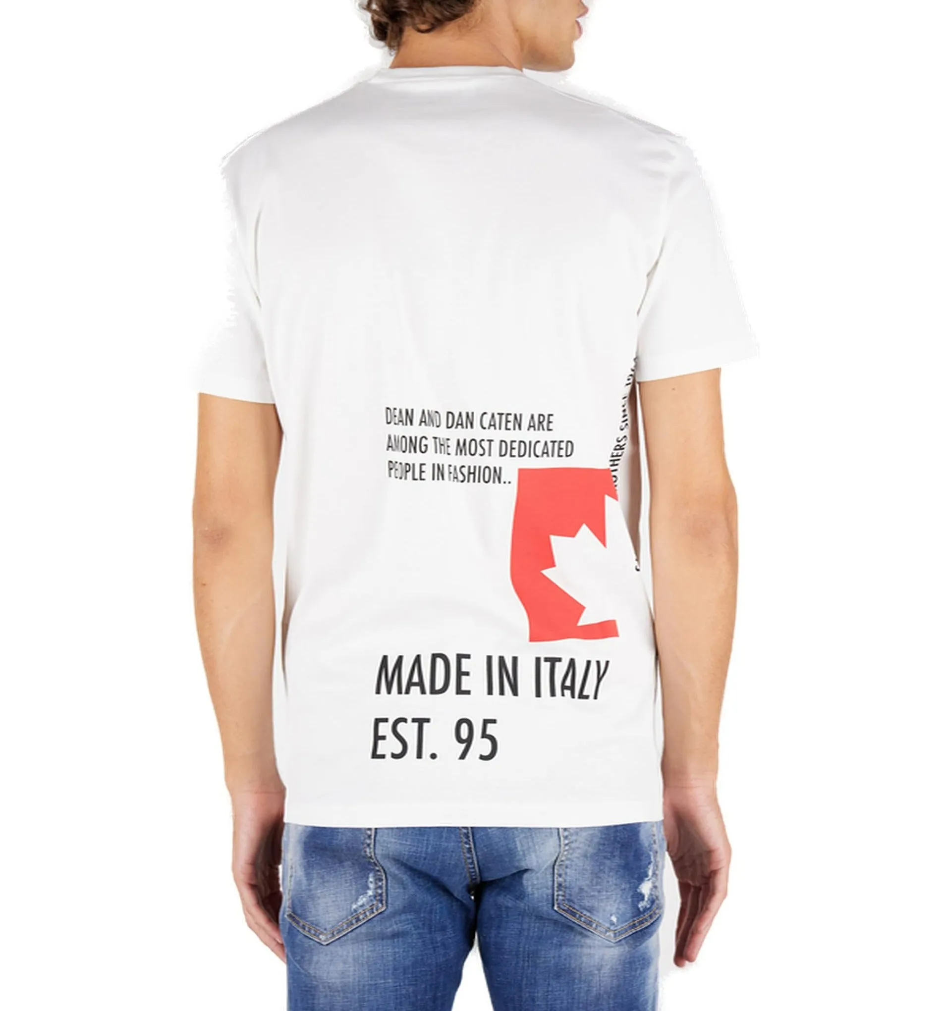Dsquared2 Logo Printed Crewneck T-Shirt