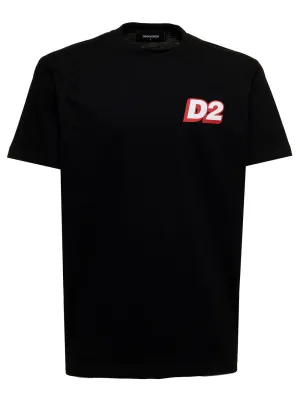 Dsquared2 Logo Printed Crewneck T-Shirt