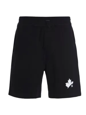 Dsquared2 Logo Printed Drawstring Track Shorts