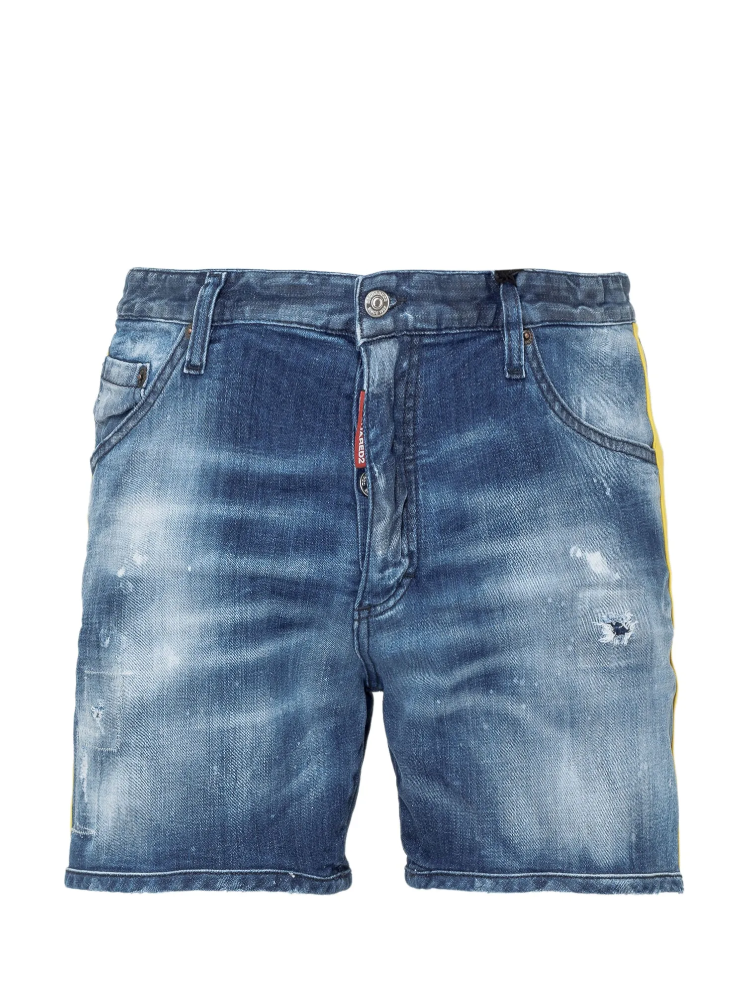 Dsquared2 Logo Tape Denim Shorts