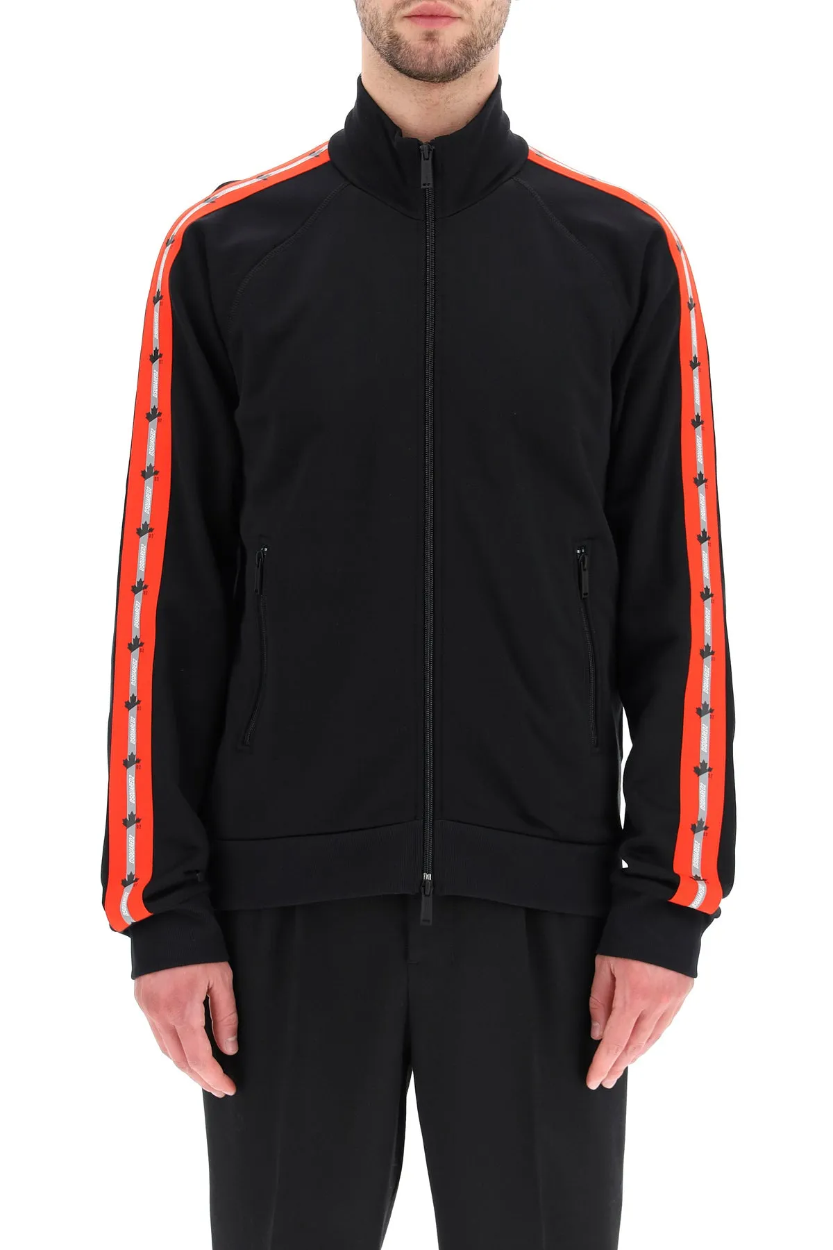 Dsquared2 Logo Tape Hooded Jacket