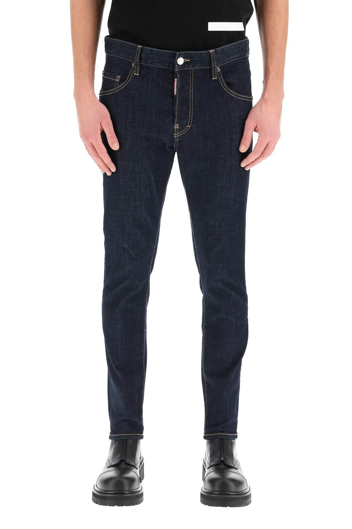 Dsquared2 Mid-Rise Slim Fit Jeans