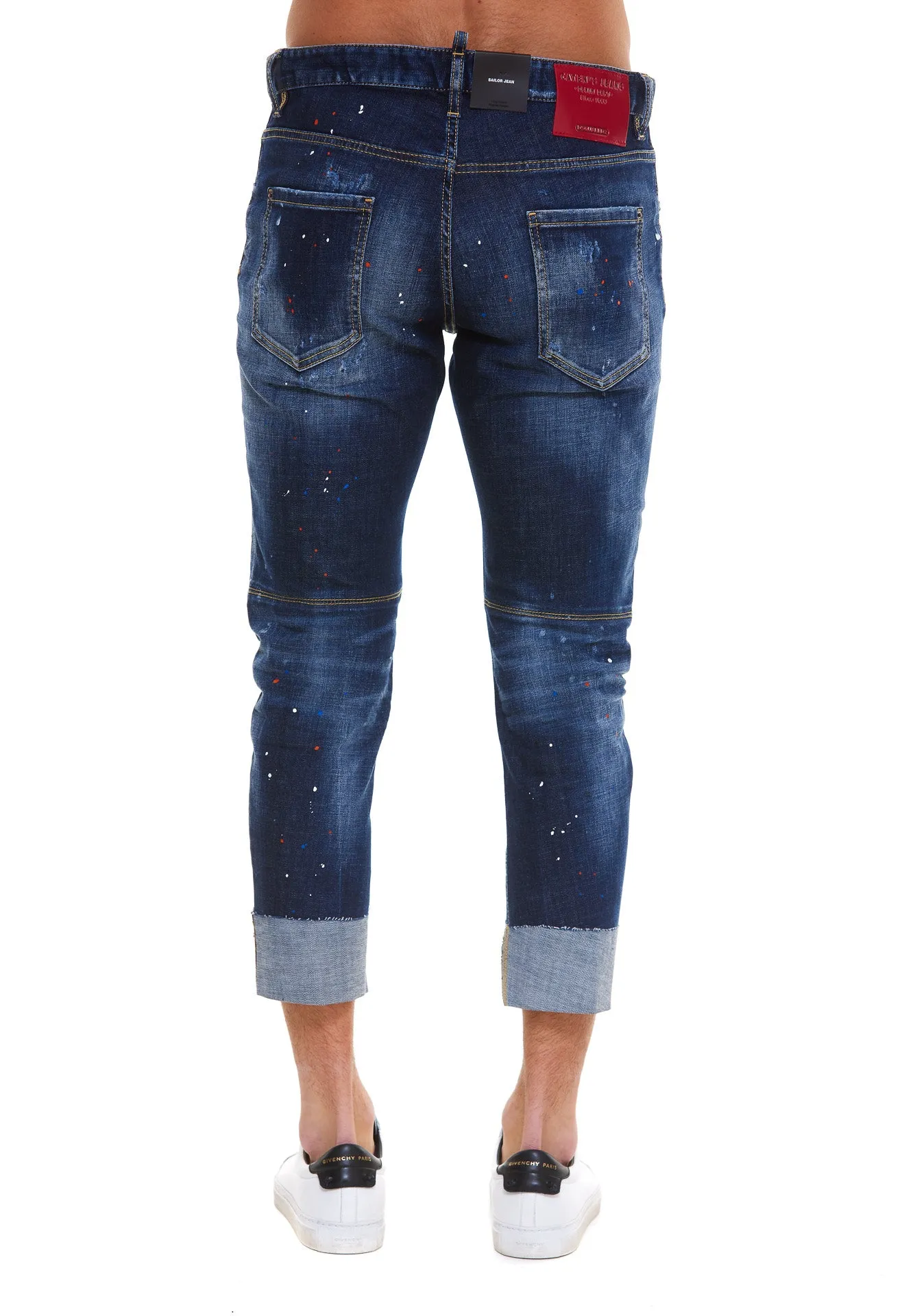 Dsquared2 Paint Splatter Distressed Jeans