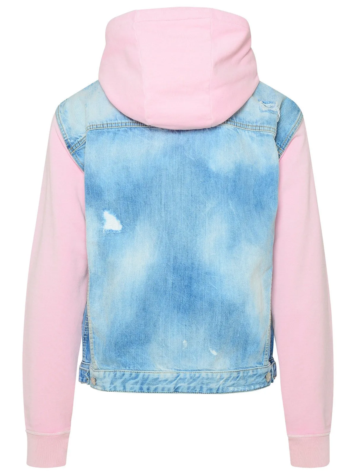 Dsquared2 Panelled Drawstring Denim Jacket