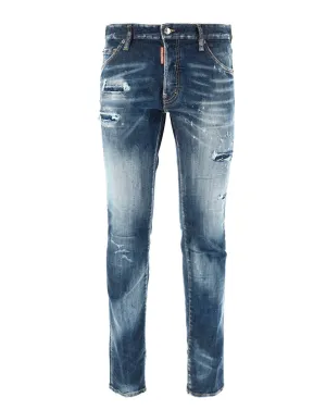 Dsquared2 Slim Cut Distressed Jeans