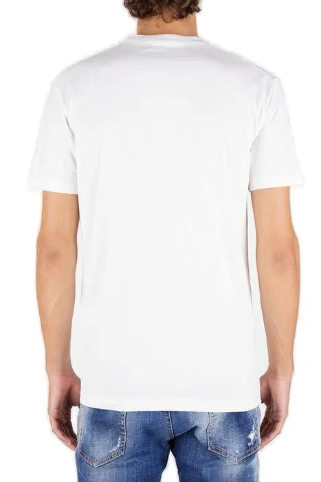 Dsquared2 Slogan Print Crewneck T-Shirt