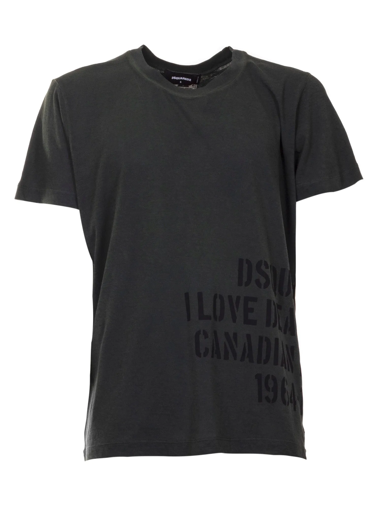 Dsquared2 Slogan Print Crewneck T-Shirt