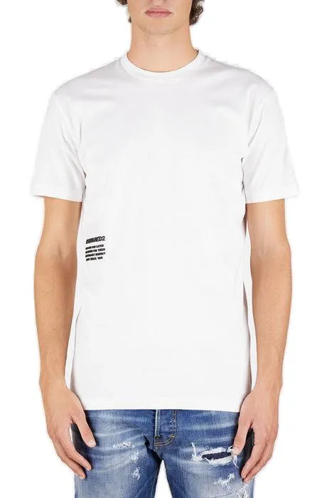 Dsquared2 Slogan Print Crewneck T-Shirt