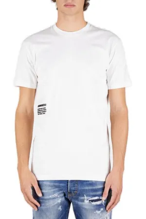 Dsquared2 Slogan Print Crewneck T-Shirt