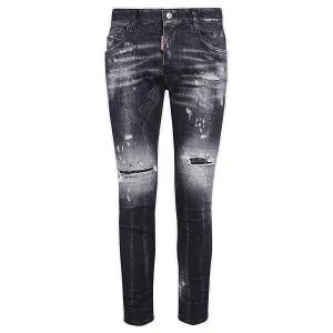 Dsquared2 Straight Leg Distressed Jeans