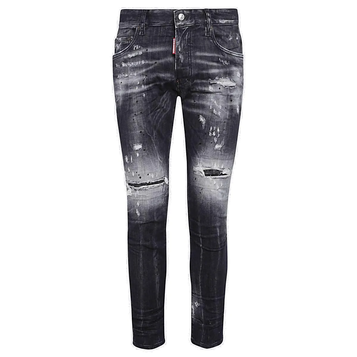 Dsquared2 Straight Leg Distressed Jeans