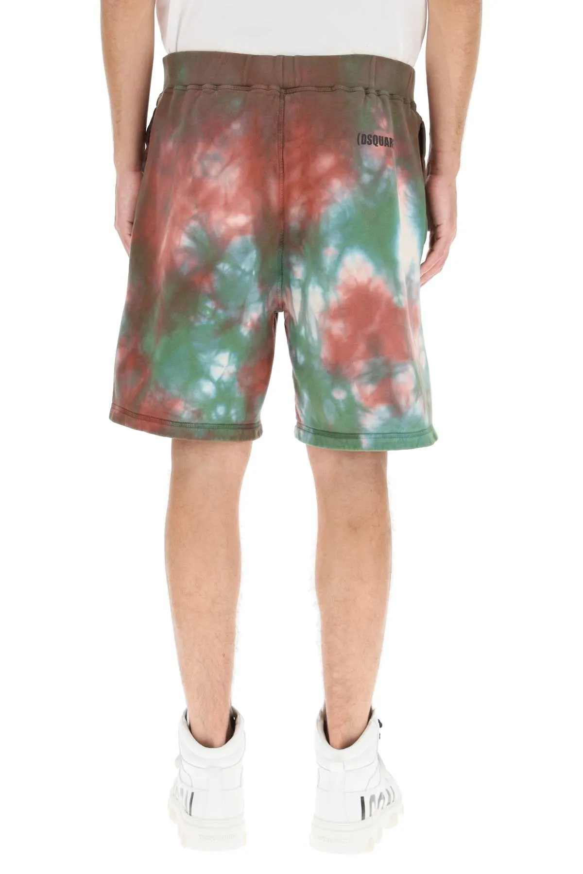 Dsquared2 Tie Dye Elastic Waist Shorts