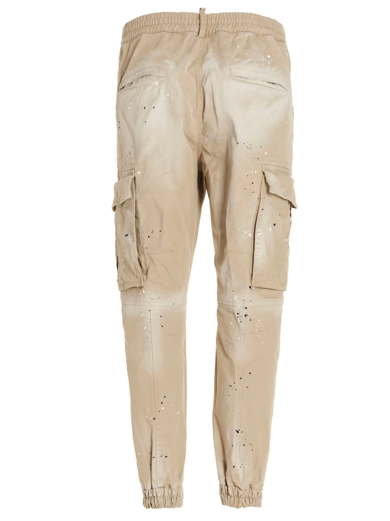 Dsquared2 Tie-Dye High Waist Cargo Pants