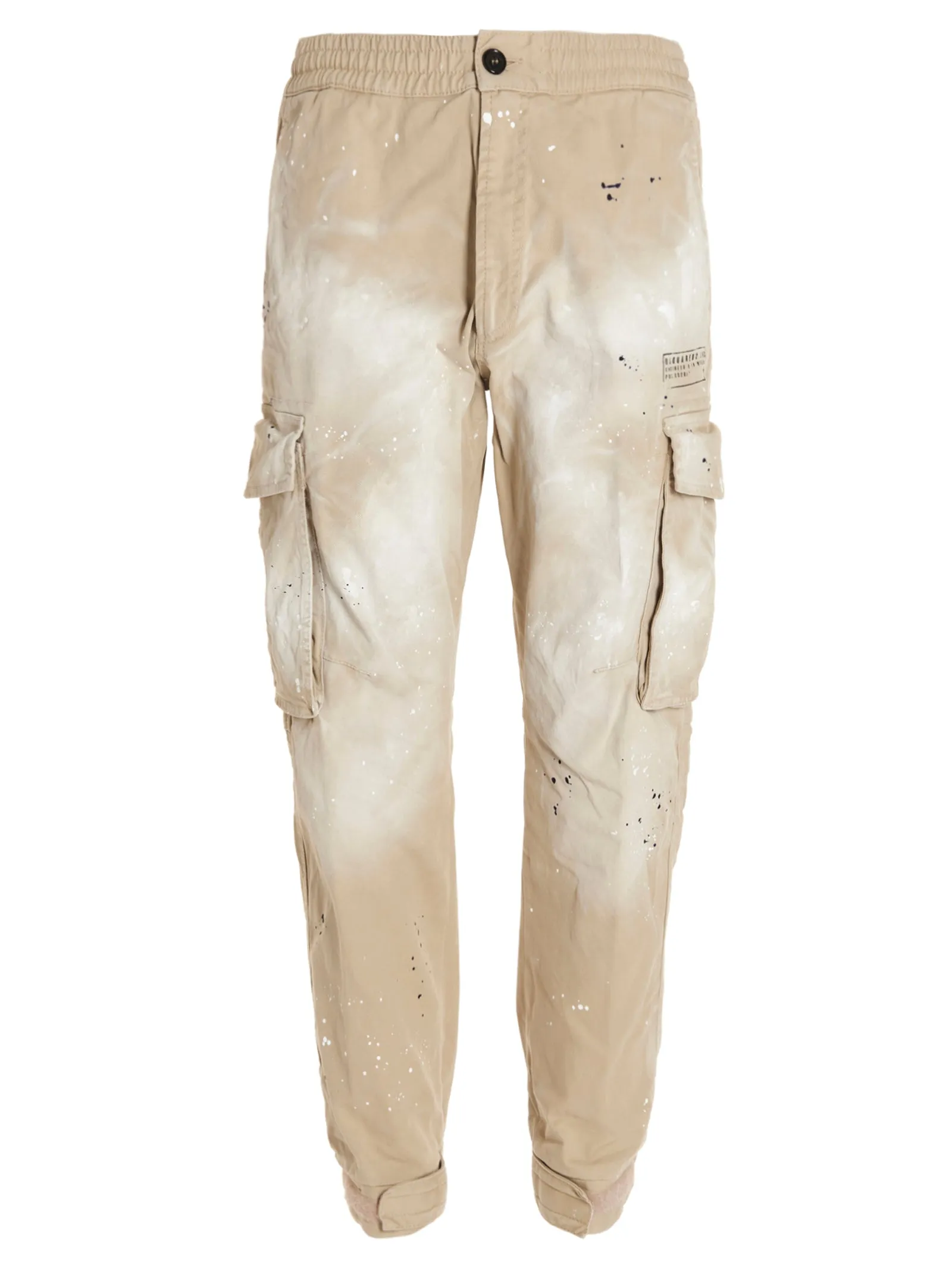 Dsquared2 Tie-Dye High Waist Cargo Pants