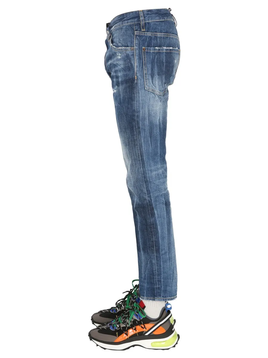 Dsquared2 Whiskering Effect Jeans