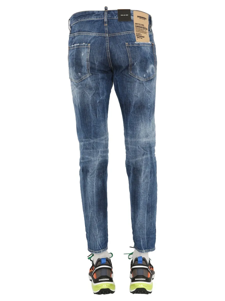 Dsquared2 Whiskering Effect Jeans