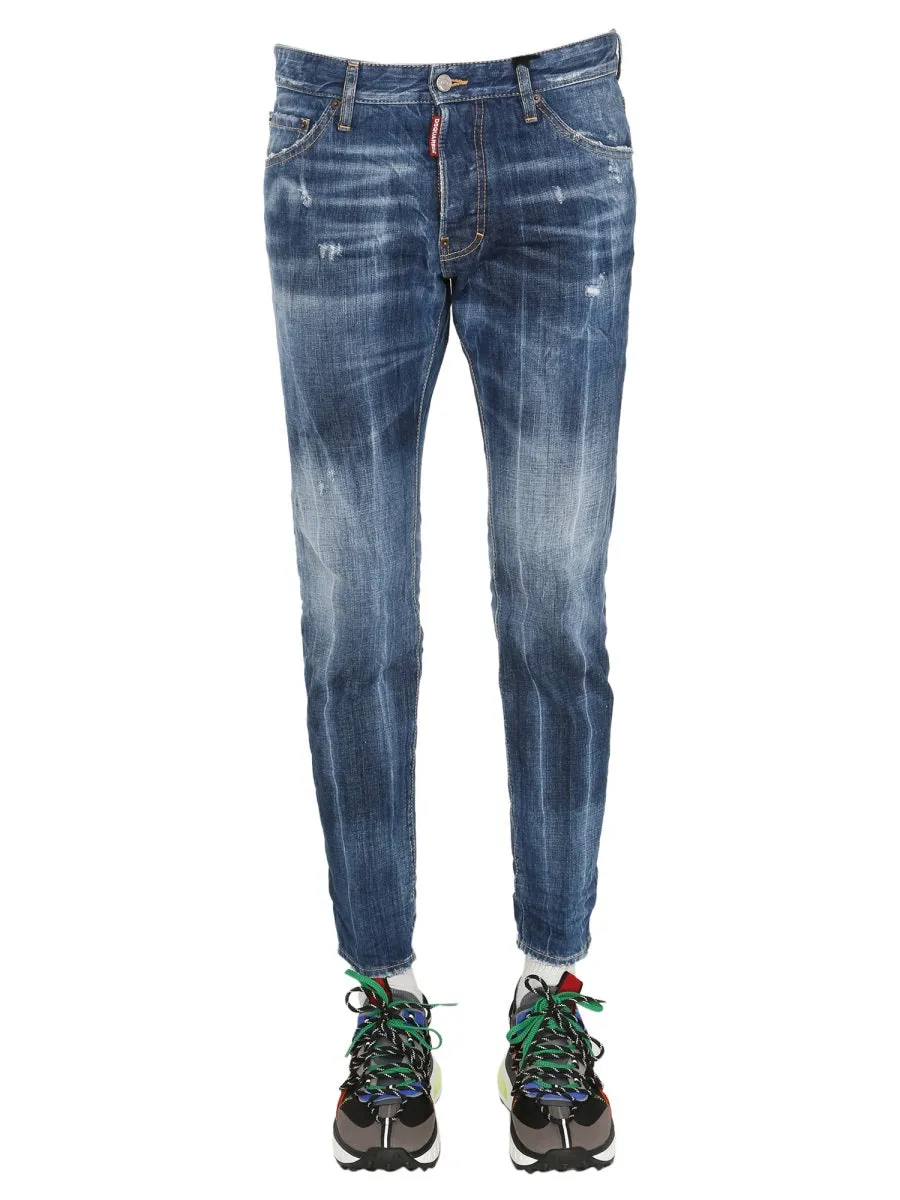 Dsquared2 Whiskering Effect Jeans