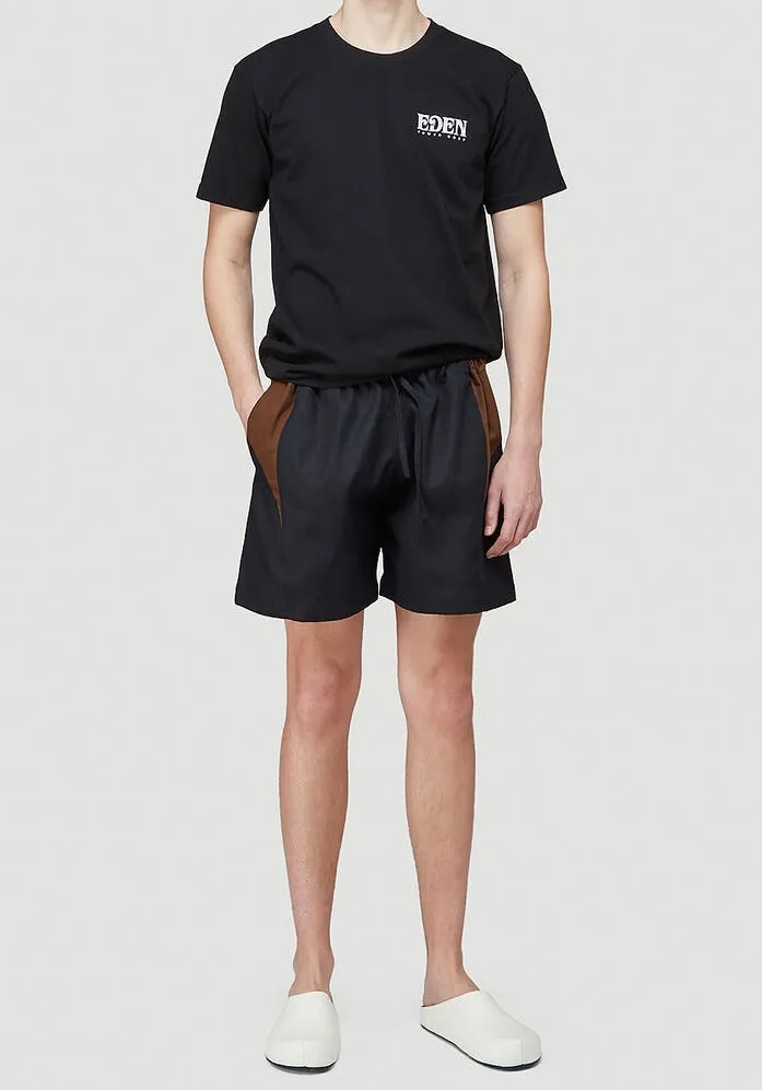 EDEN Power Corp Kalkeri Panelled Shorts