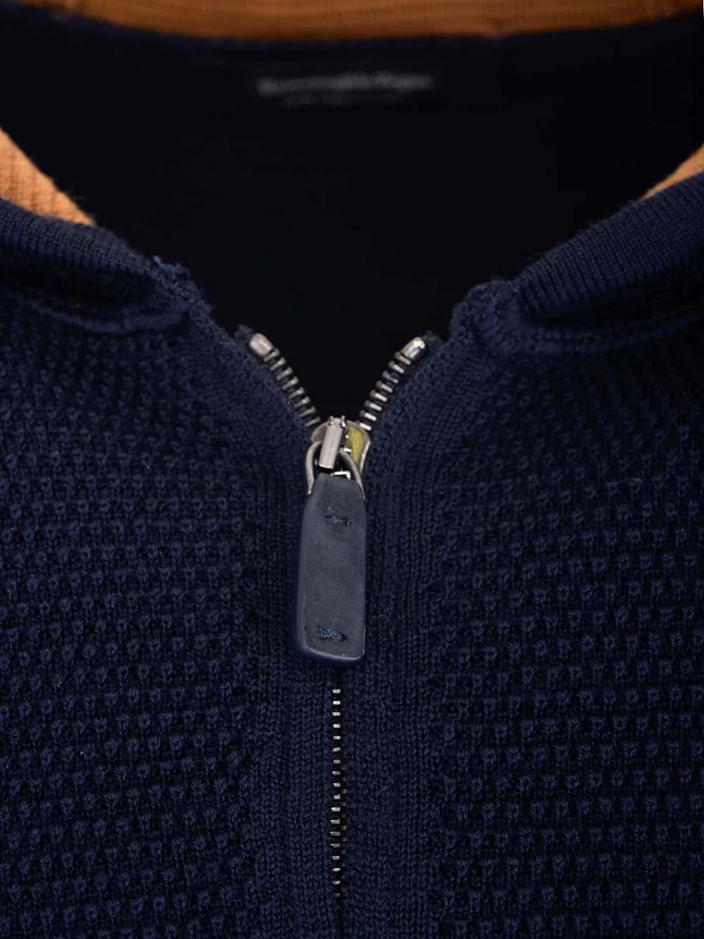 Ermenegildo Zegna Hooded Drawstring Zipped Jacket