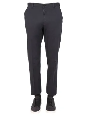 Ermenegildo Zegna Mid-Rise Straight Leg Pants