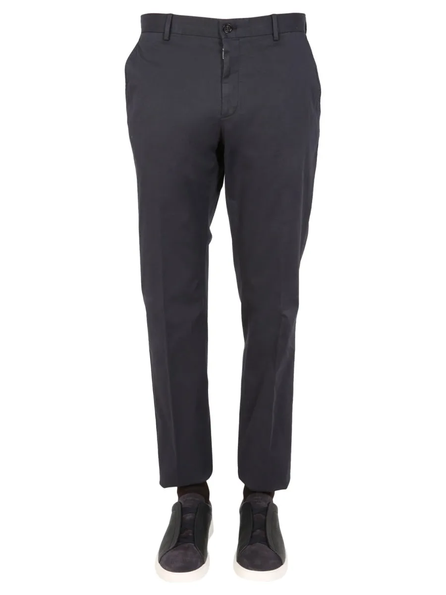 Ermenegildo Zegna Mid-Rise Straight Leg Pants
