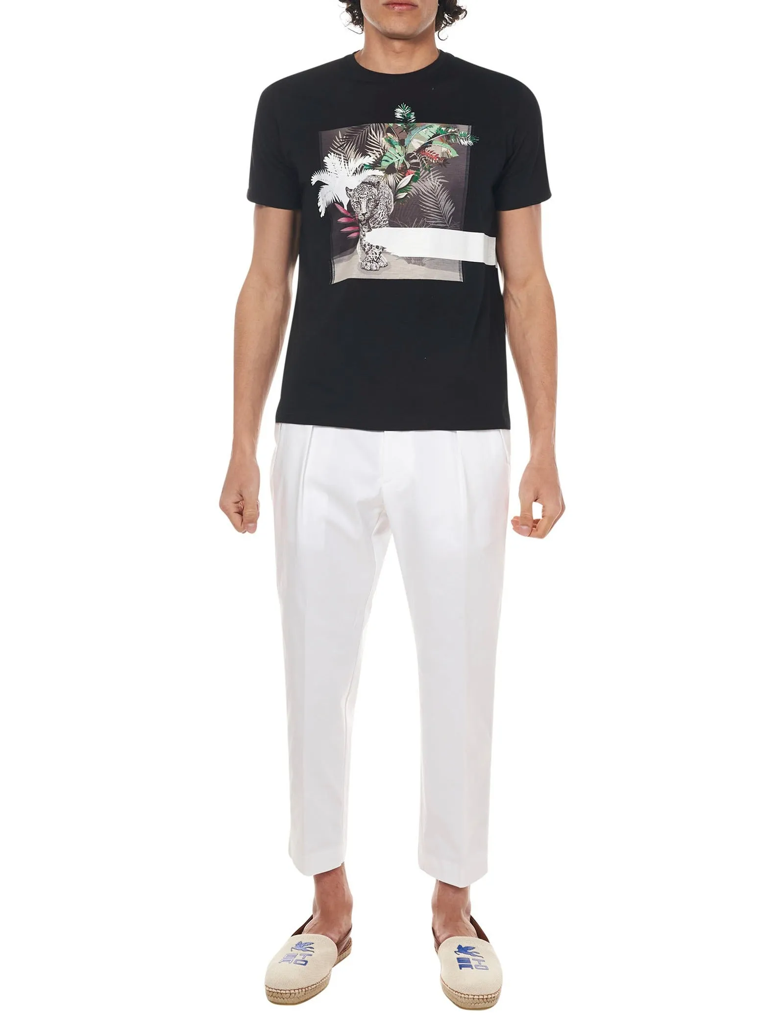 Etro Graphic Printed Crewneck T-Shirt