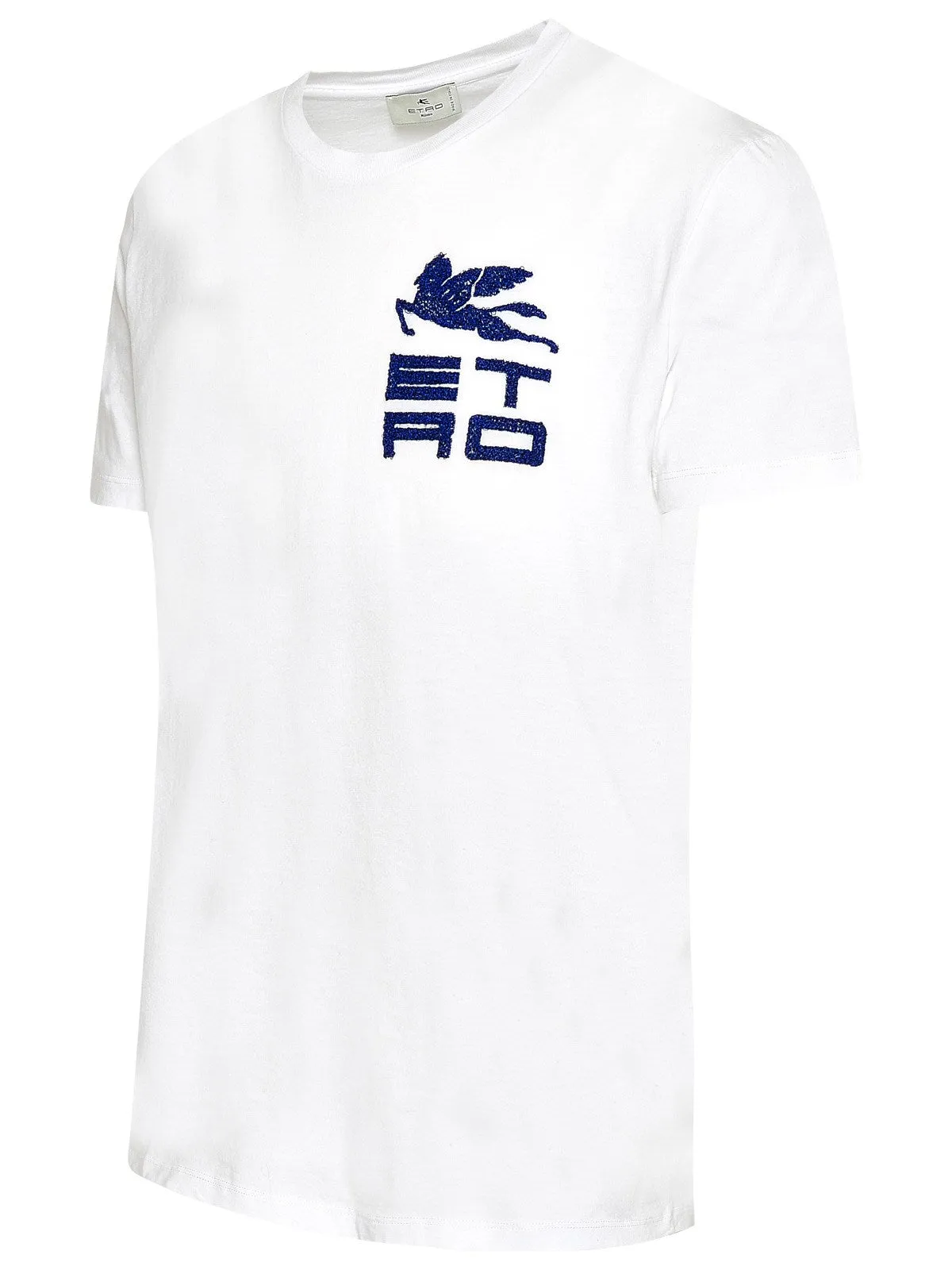 Etro Logo Embroidered Crewneck T-Shirt