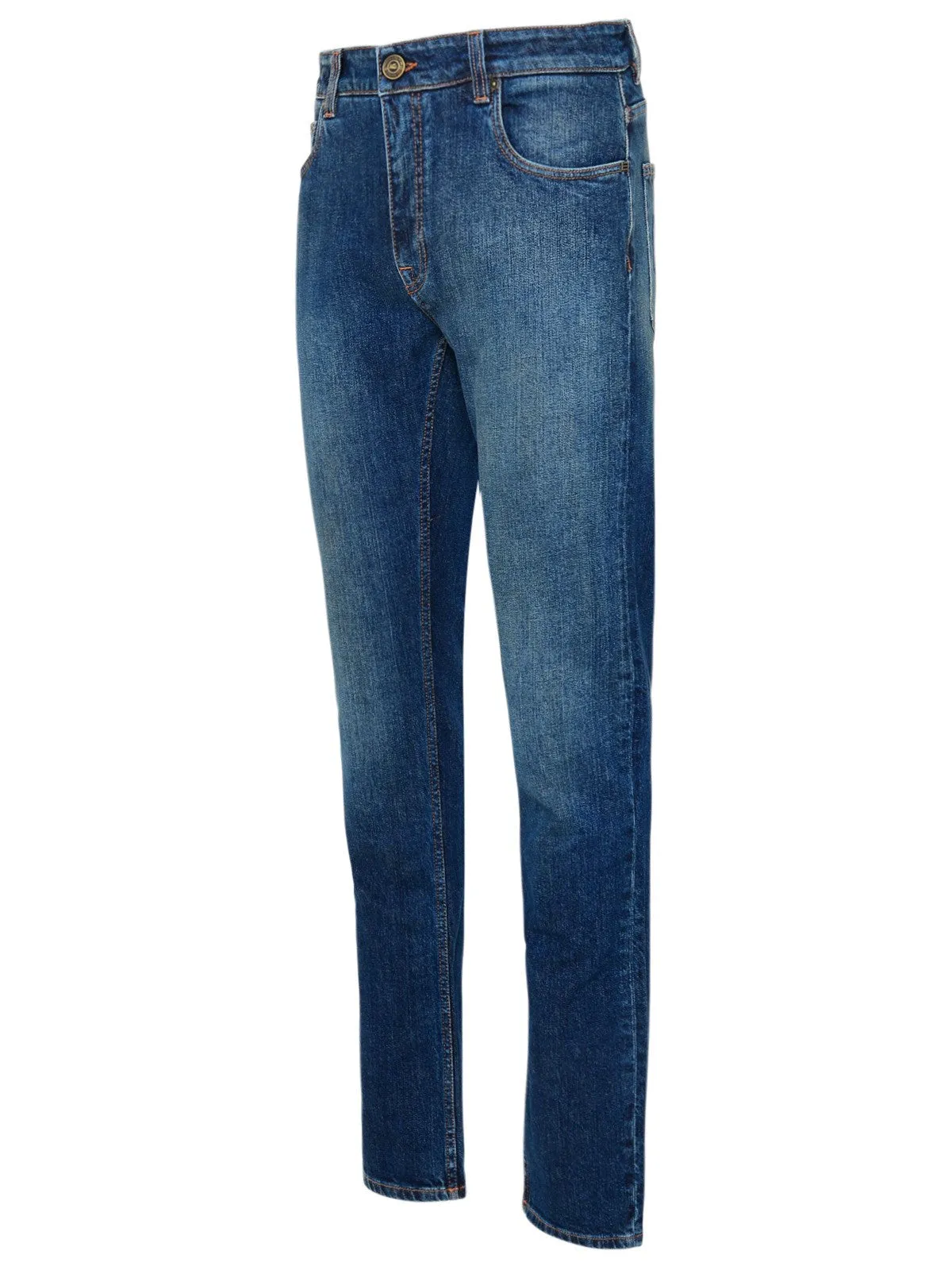 Etro Logo Patch Straight-Leg Jeans