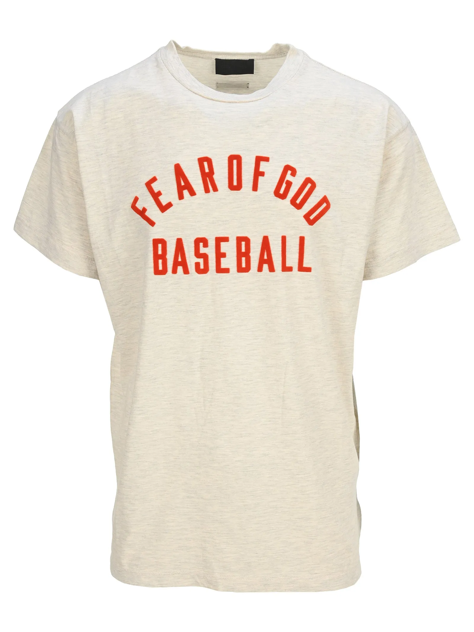 Fear of God Logo Flocked Crewneck T-Shirt