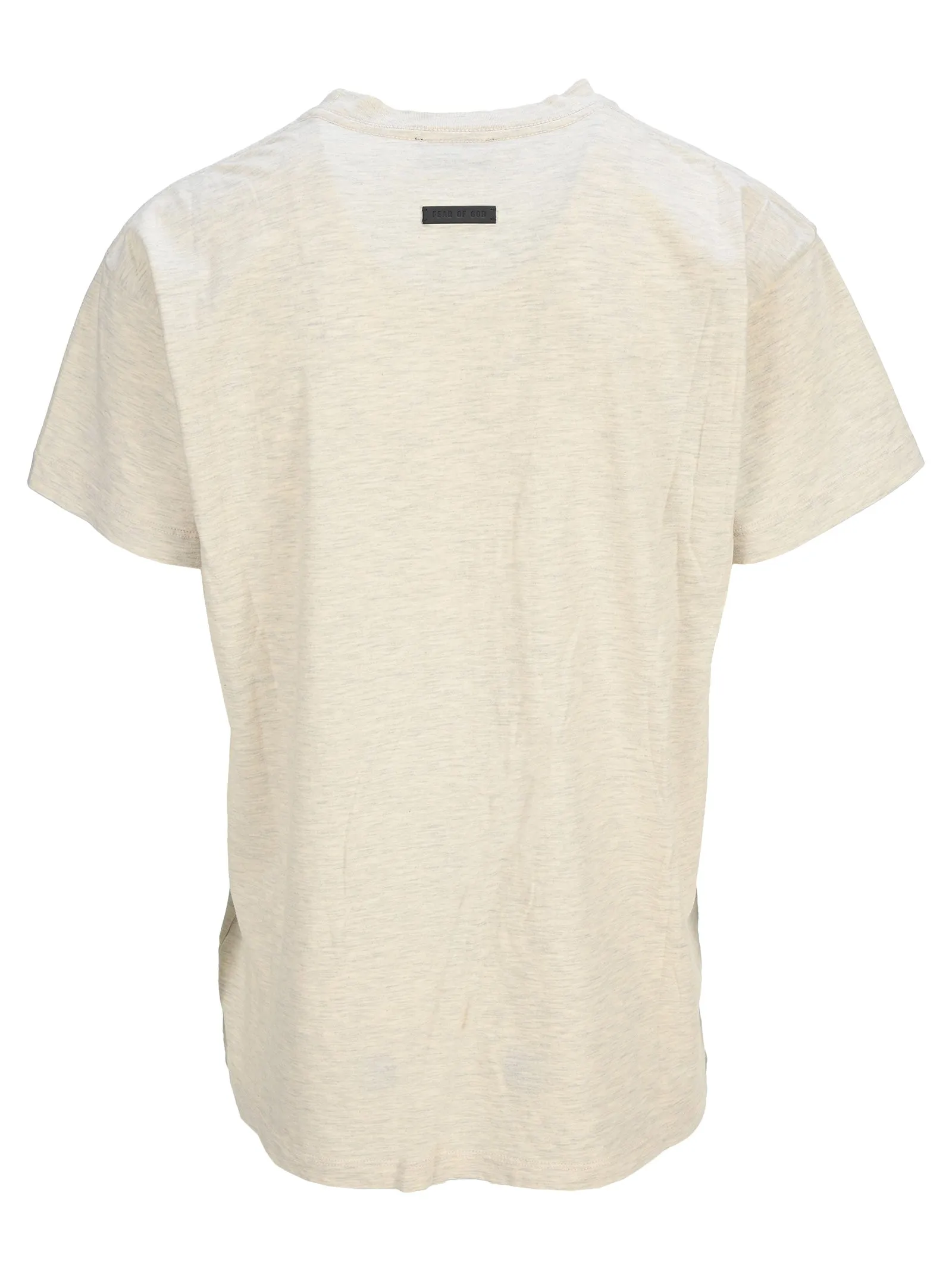 Fear of God Logo Flocked Crewneck T-Shirt
