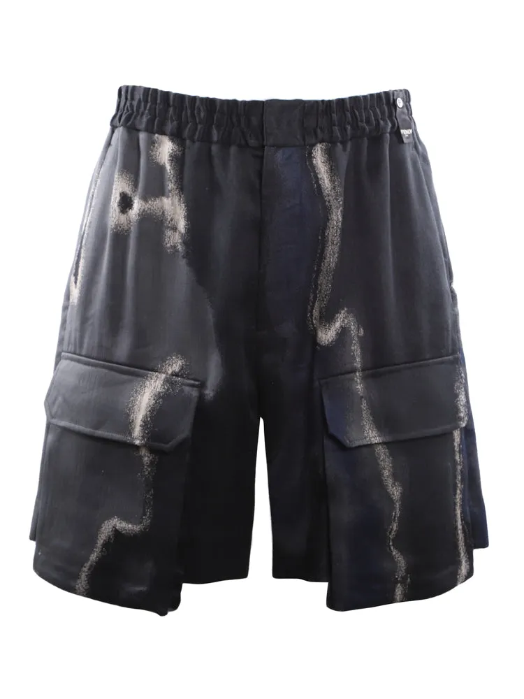 Fendi Bermuda Jacquard Shorts