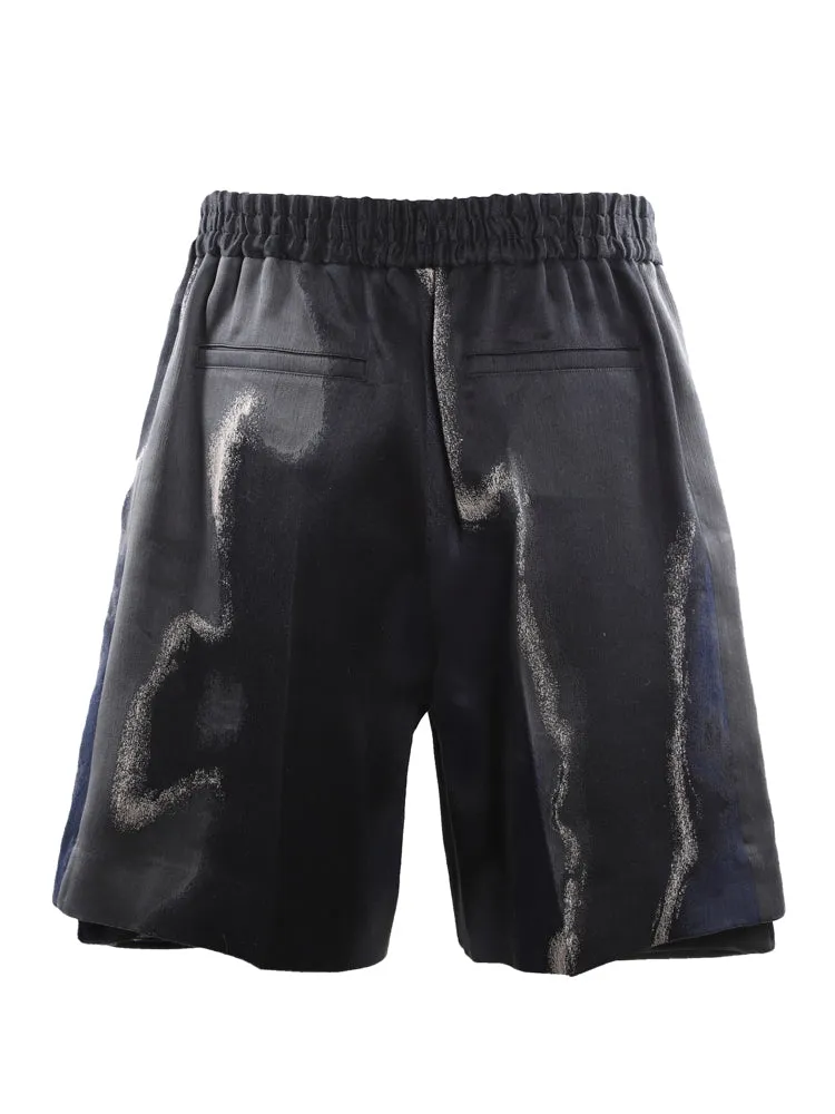 Fendi Bermuda Jacquard Shorts