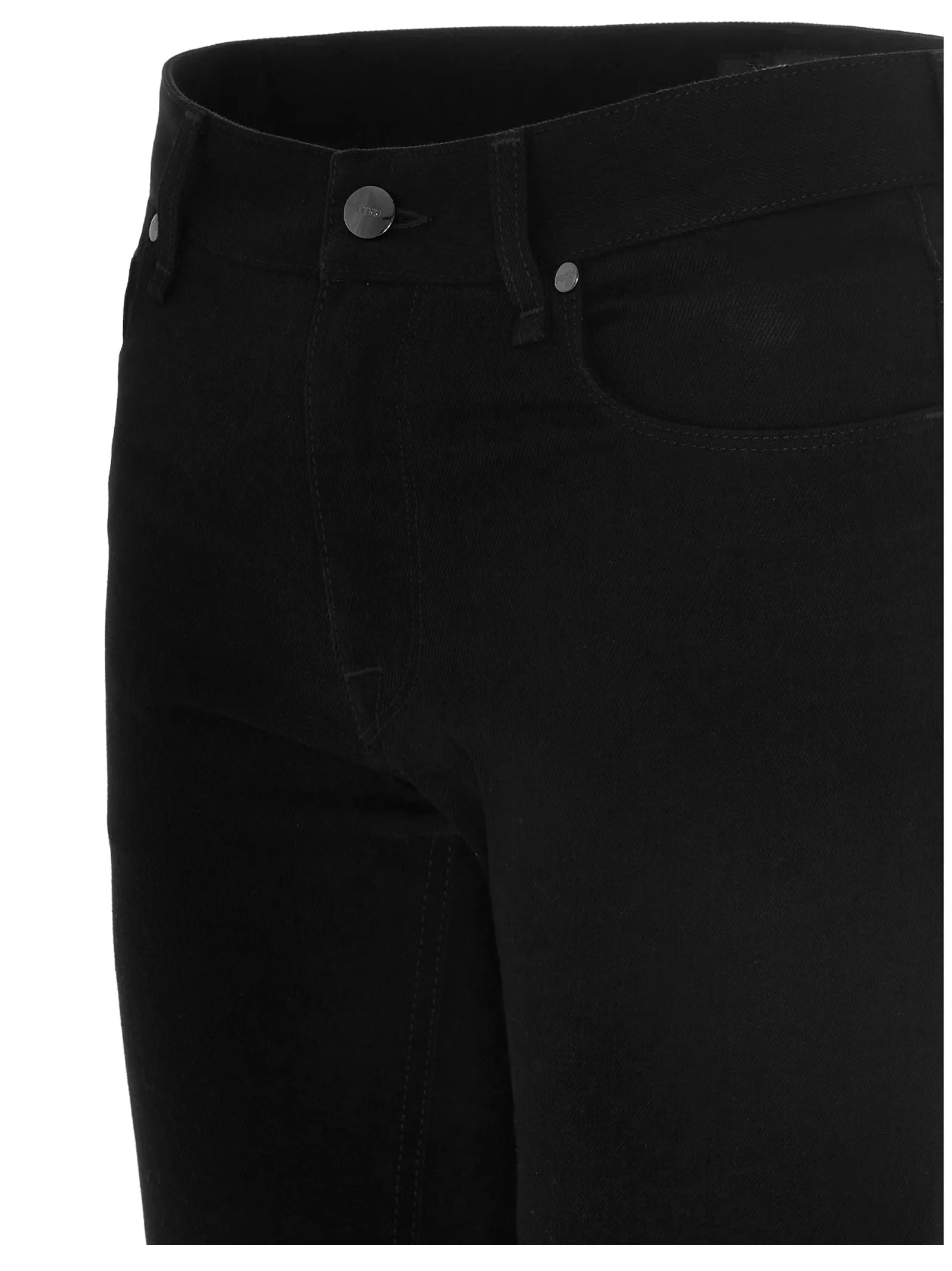 Fendi FF Embroidered Pocket Slim-Fit Jeans