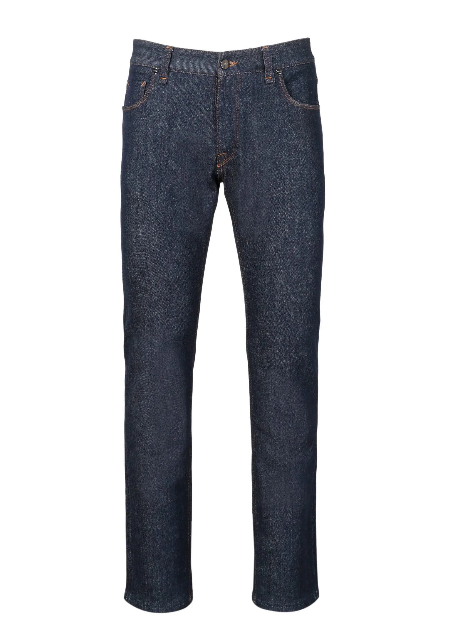 Fendi FF Motif Pocket Straight Leg Jeans