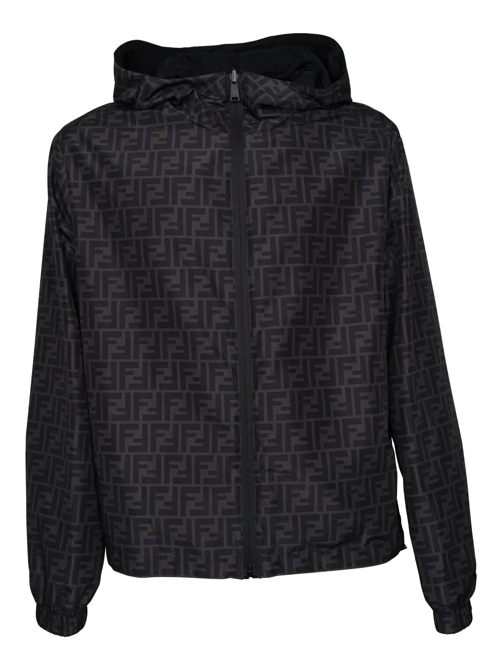 Fendi FF Printed Hooded Jacket
