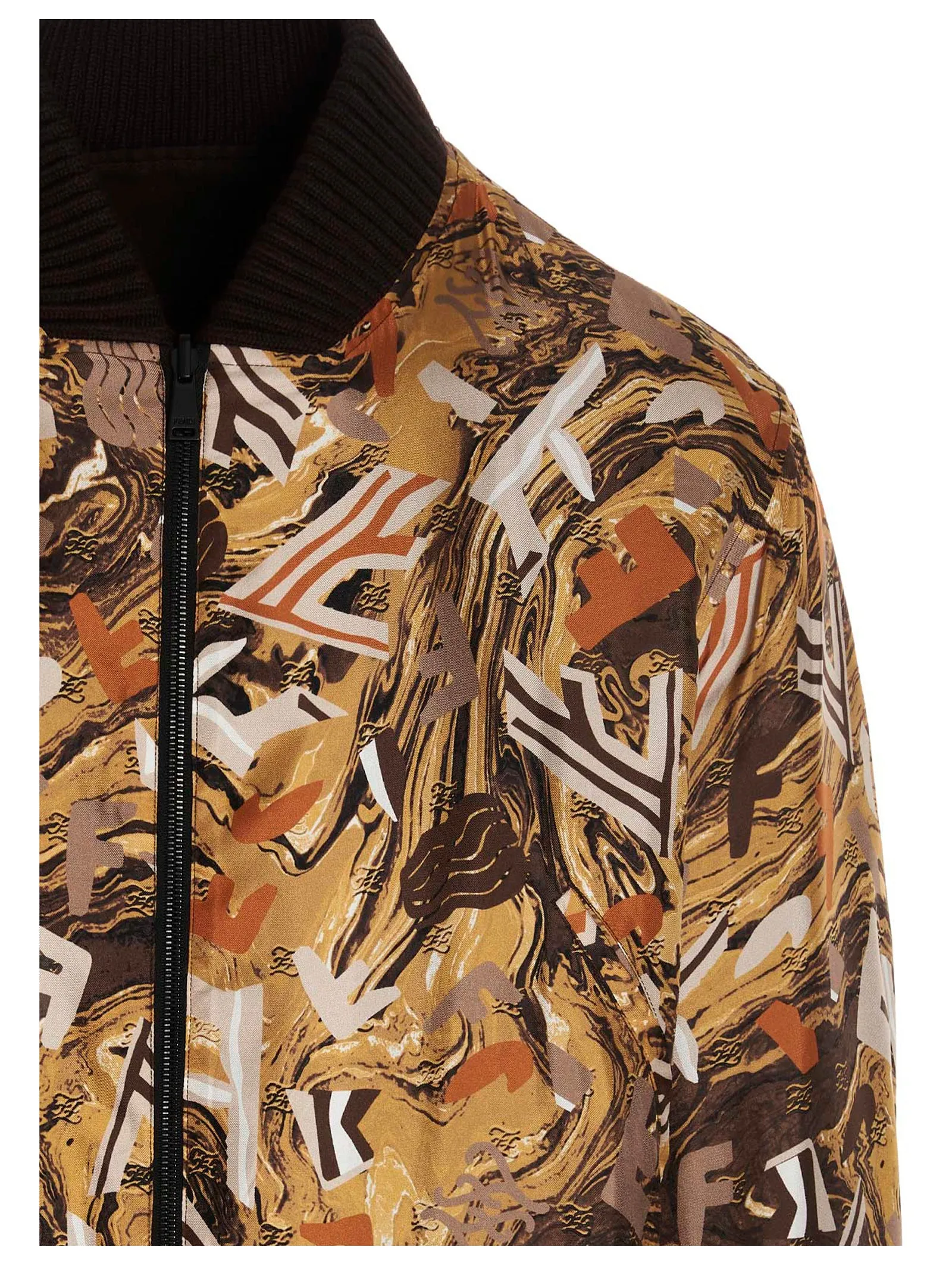 Fendi Reversible Zipped Bomber Jacket