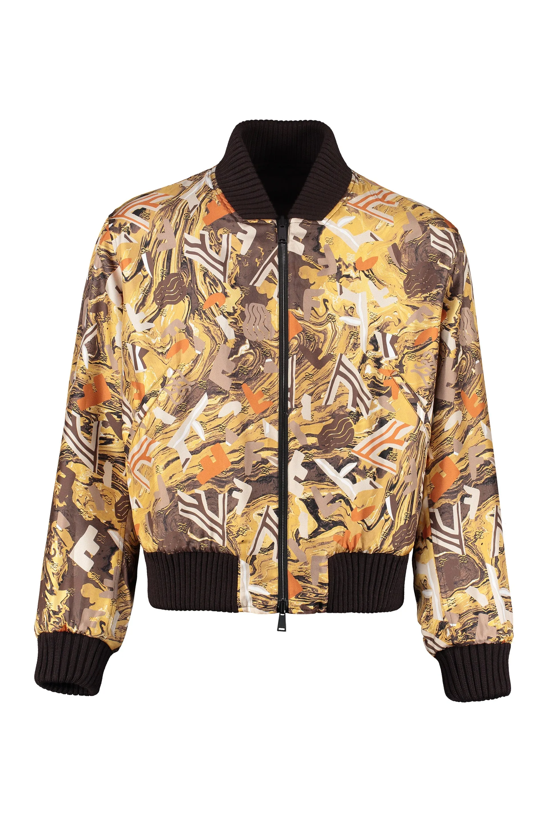 Fendi Reversible Zipped Bomber Jacket