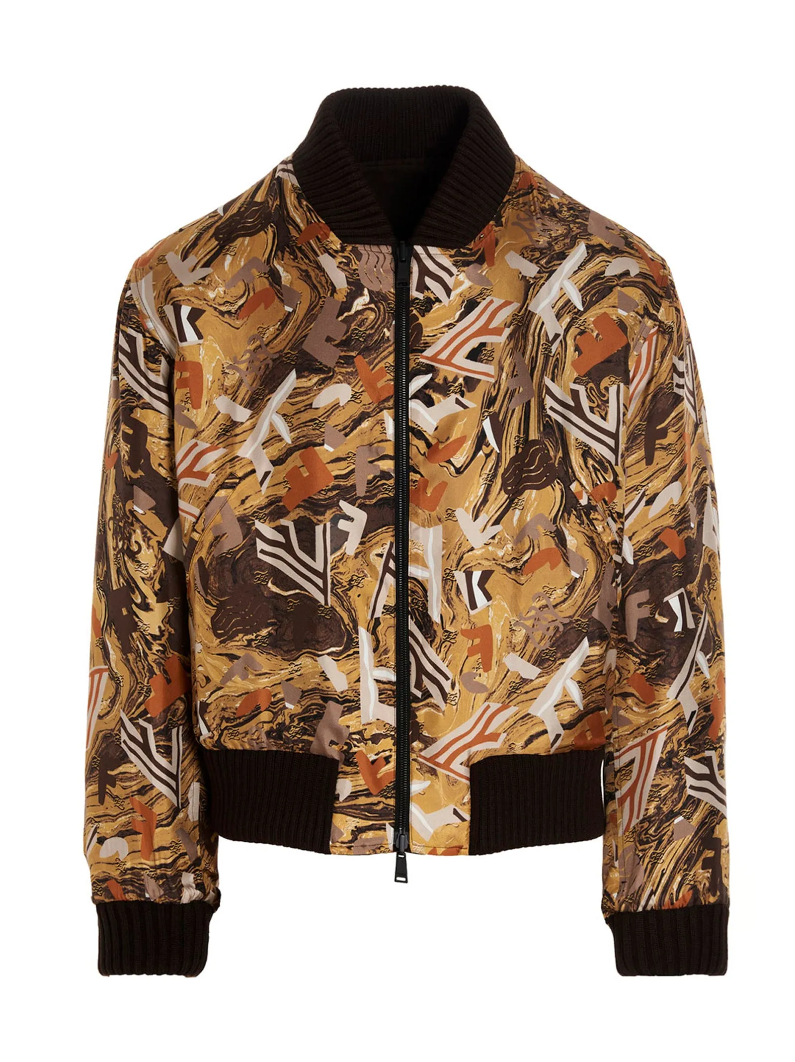 Fendi Reversible Zipped Bomber Jacket