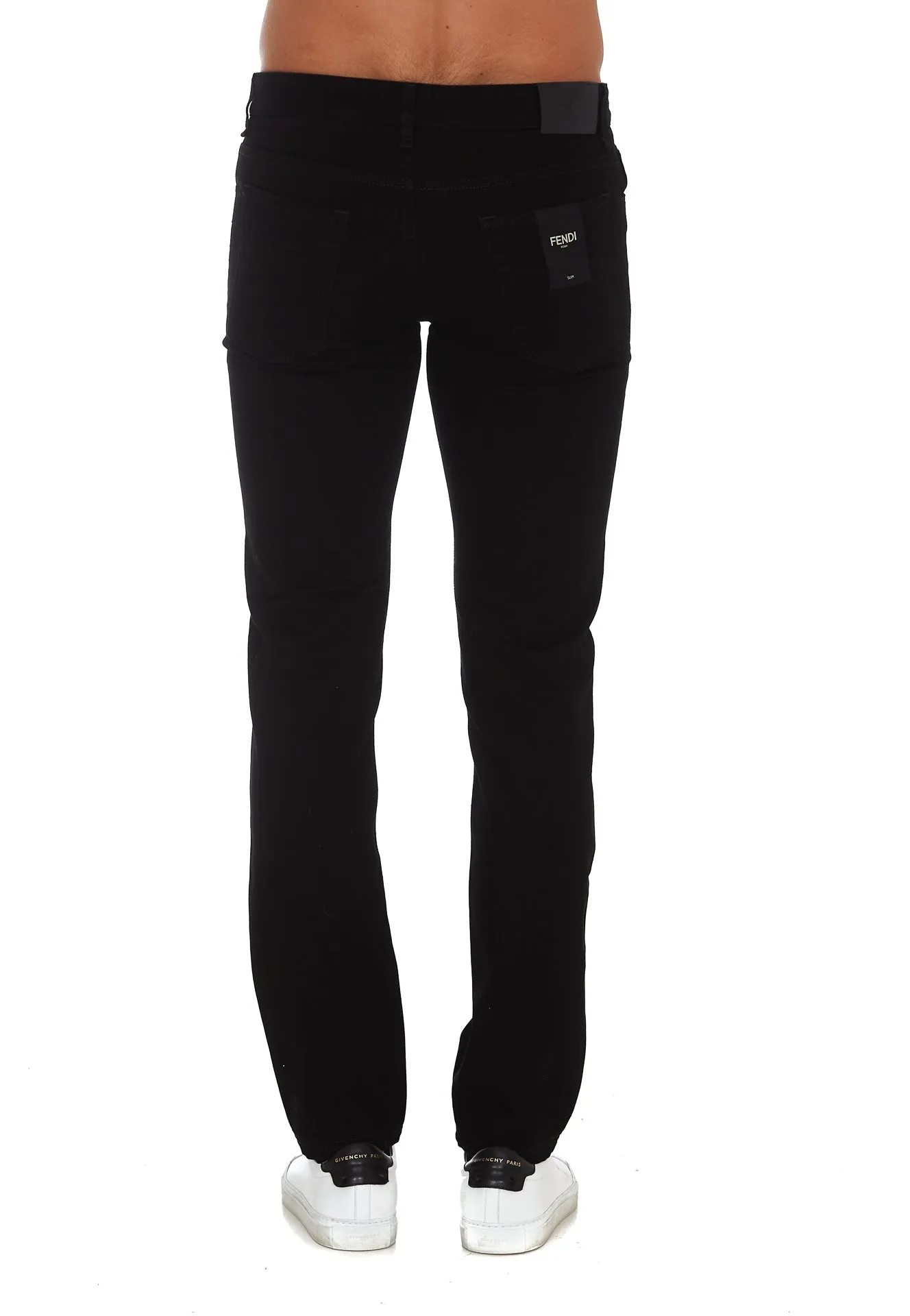 Fendi Straight Leg Denim Jeans