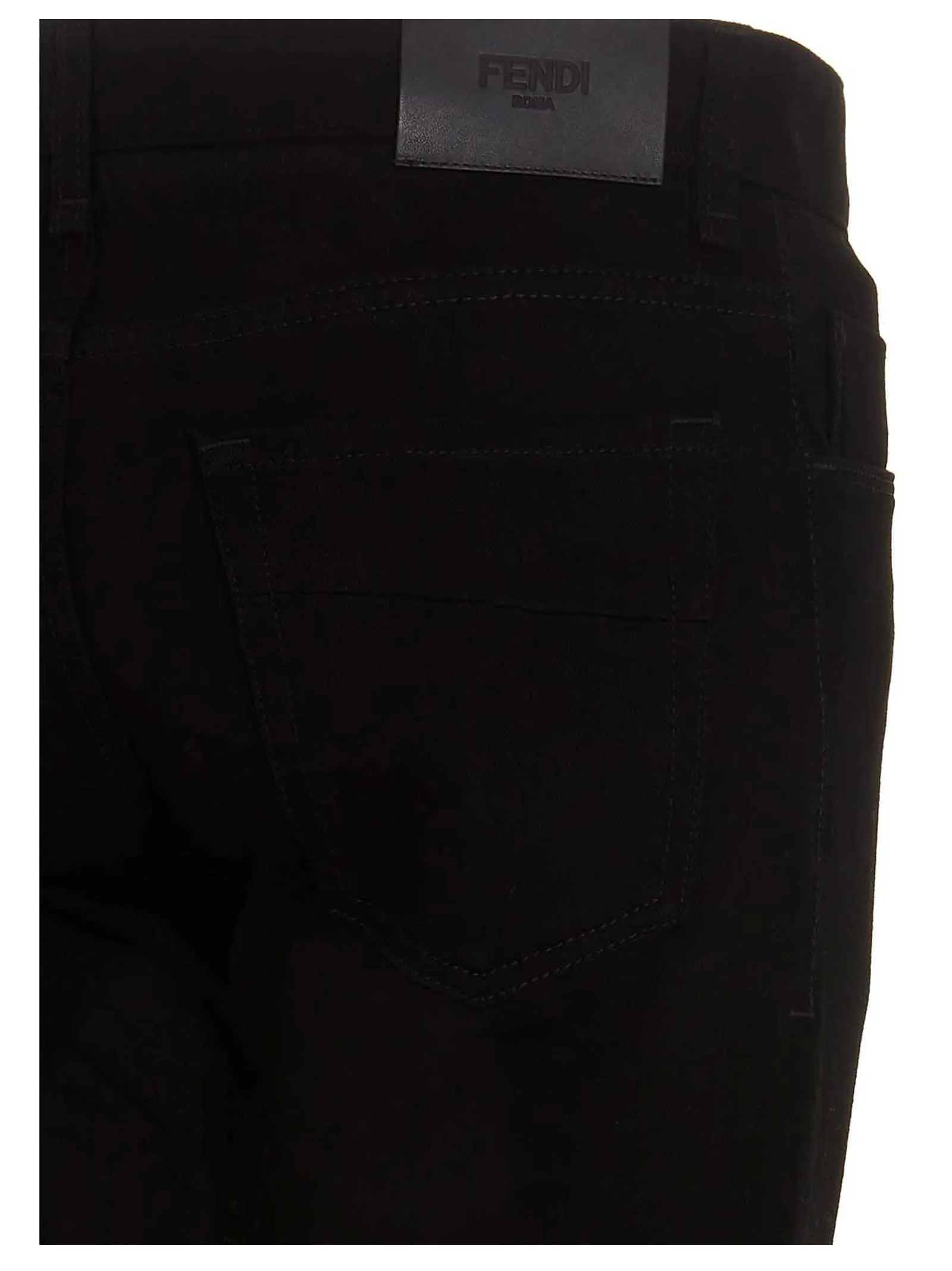 Fendi Straight Leg Denim Jeans