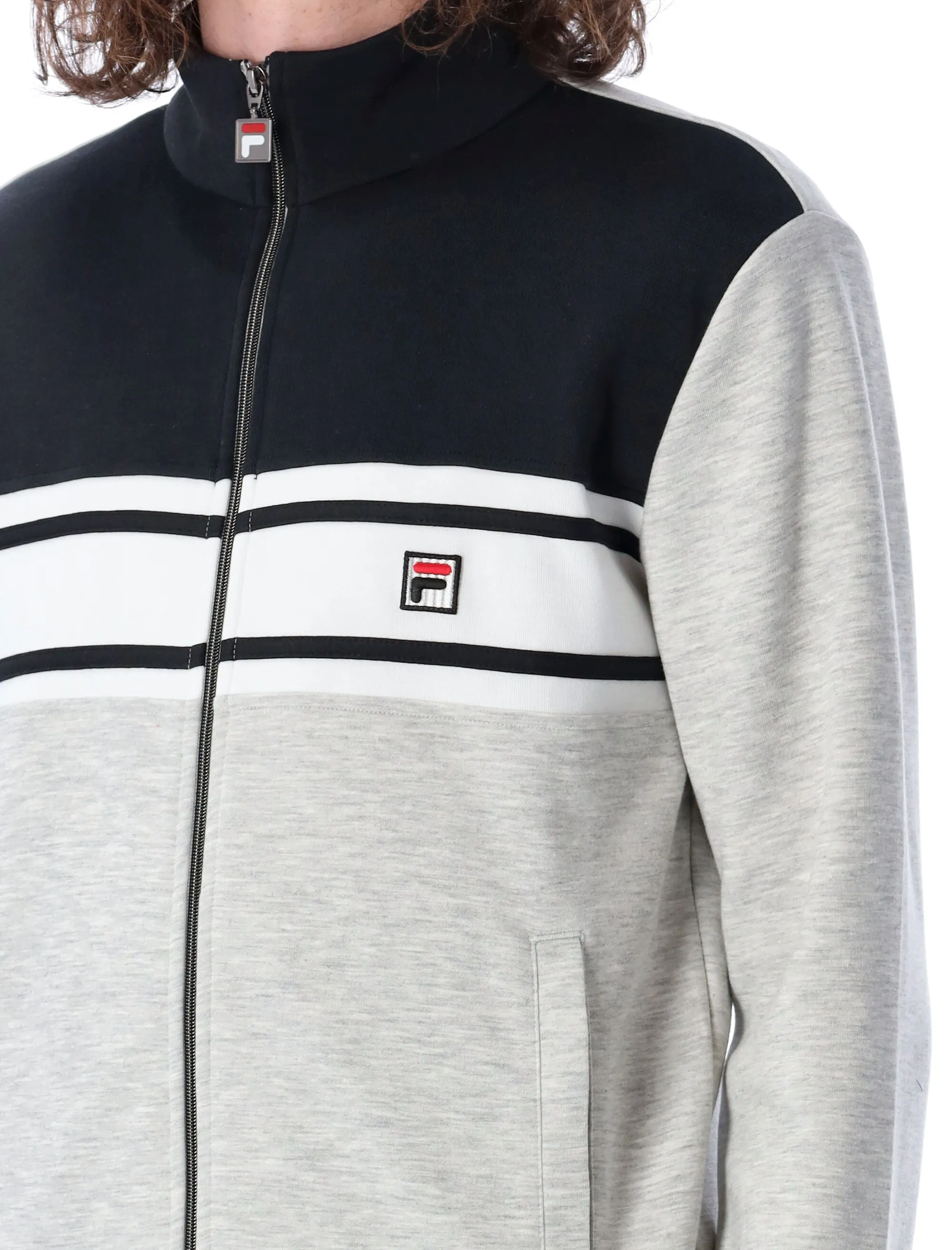 Fila Boulogne Full Zip Logo Embroidered Jacket