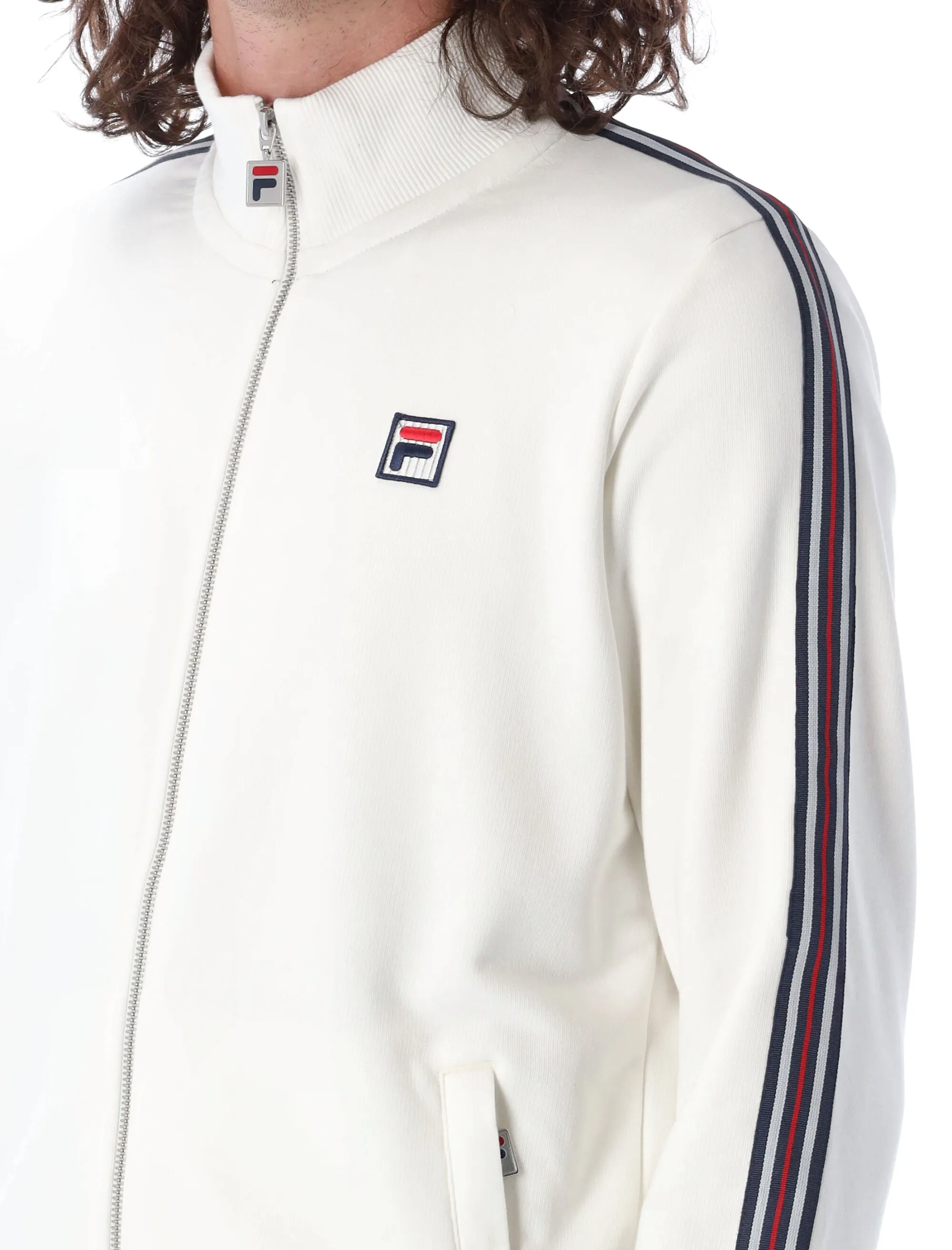 Fila Logo Embroidered Zip-Up Track Jacket