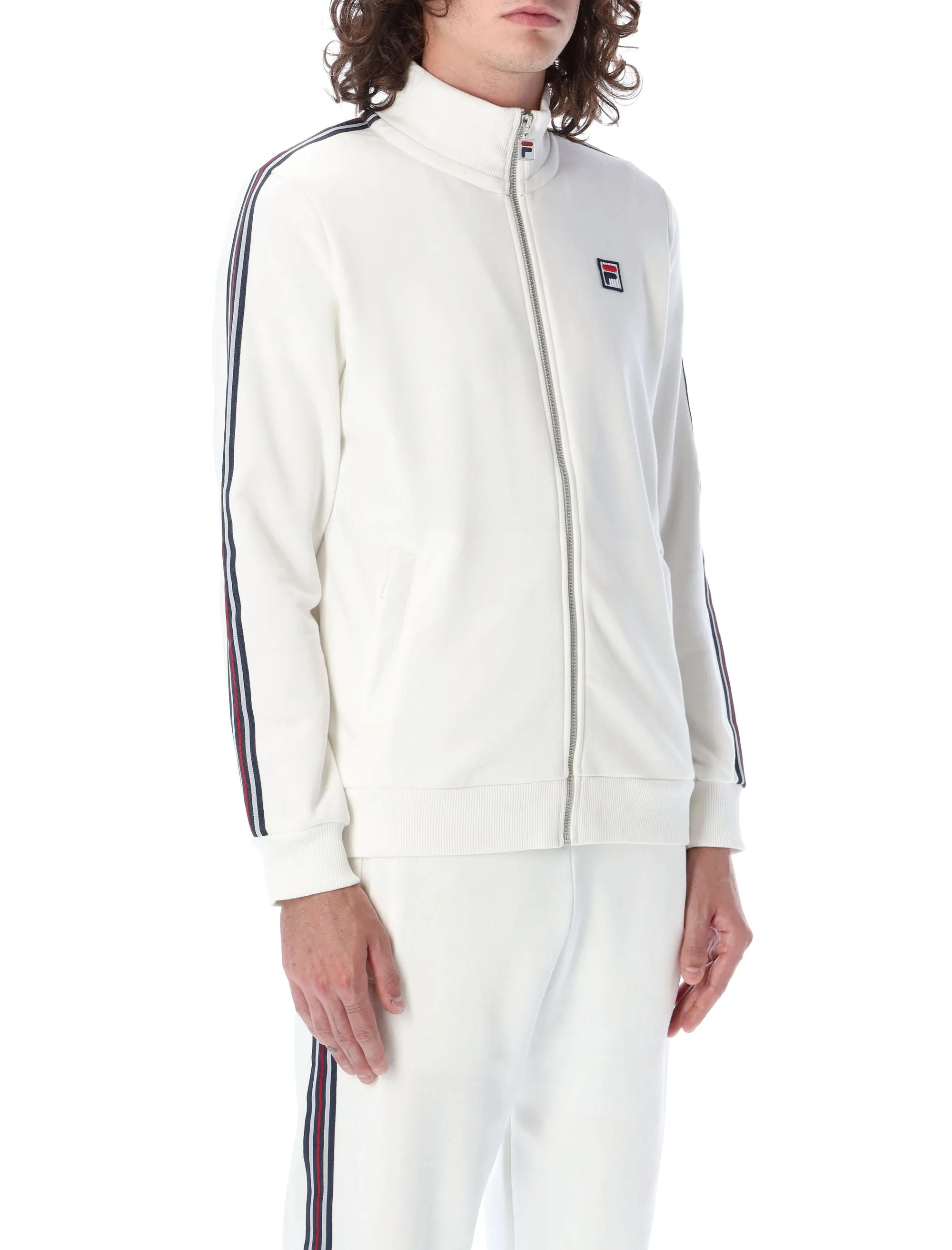 Fila Logo Embroidered Zip-Up Track Jacket