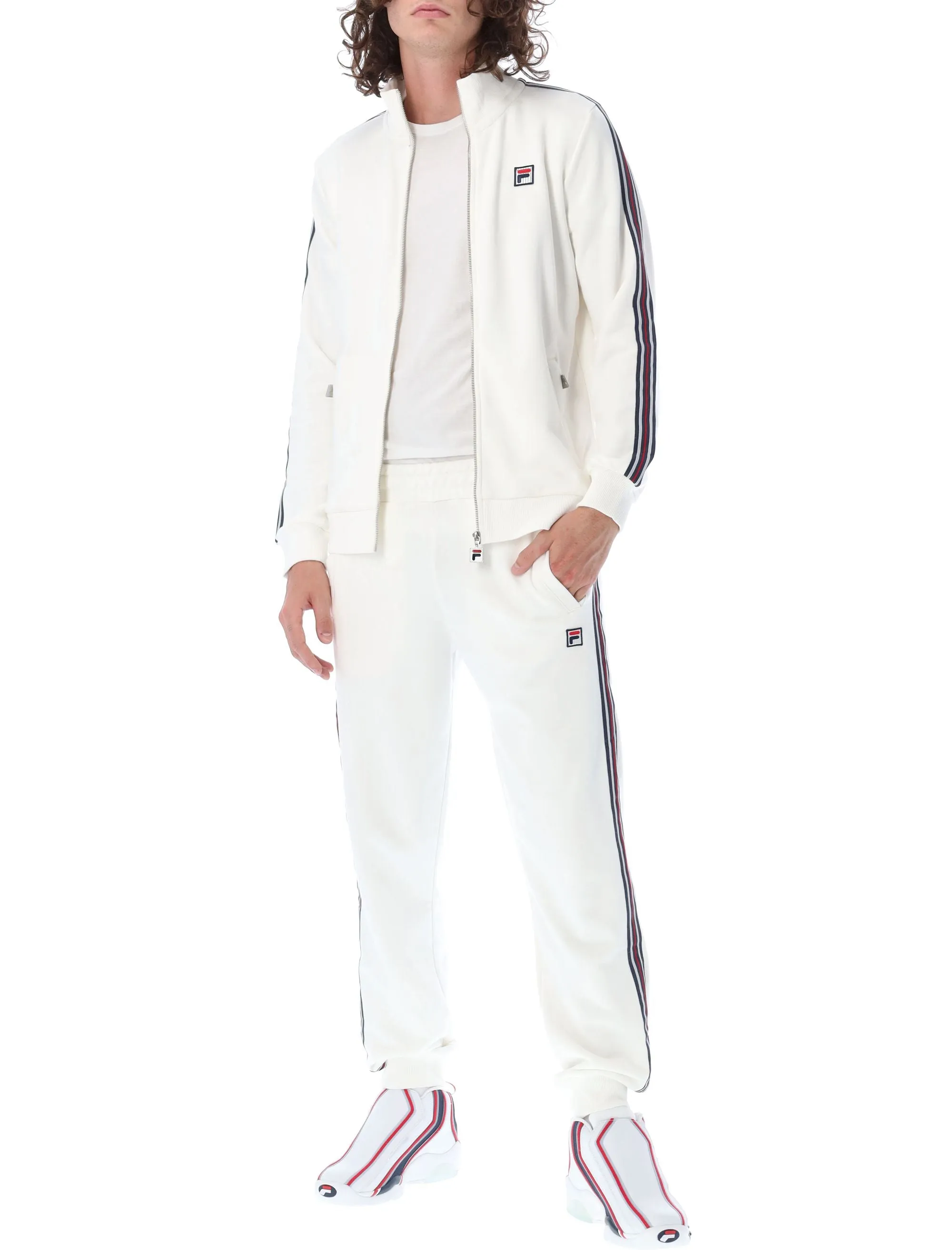 Fila Logo Embroidered Zip-Up Track Jacket